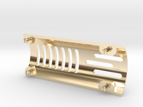 MPP V2 Cover plate, (Romans) in 14k Gold Plated Brass