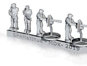 Scif Marine Heavy Support Sprue  in Tan Fine Detail Plastic