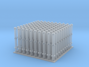 Stanchions - set of 100 - 1:144scale in Smooth Fine Detail Plastic