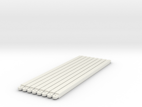 diagonal_beams_middle_section in White Natural Versatile Plastic