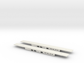 Alstom Class 175 2x Chassis 1/148 in White Natural Versatile Plastic