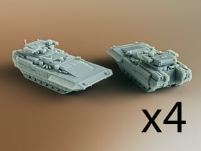 T-15 BMP Armata AIFV Scale: 1:285 x4 in Tan Fine Detail Plastic