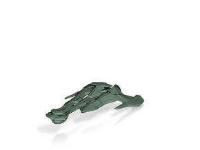 Klingon Tor'Kaht Class II  Battleship 5.4" in Tan Fine Detail Plastic