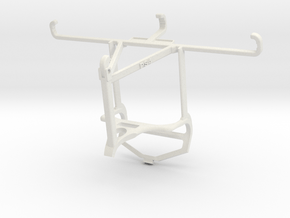 Controller mount for PS4 &  Umidigi F1 - Top in White Natural Versatile Plastic