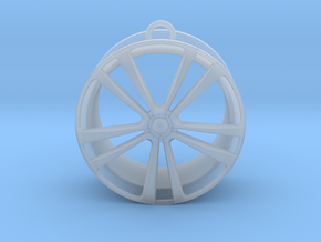 Wheel cast in Tan Fine Detail Plastic