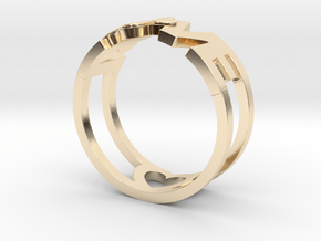Unconditional Love Ring in 14k Gold Plated Brass: 7 / 54
