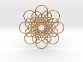 Torus Pendant in Polished Bronze