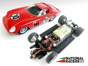 Chassis - Monogram Ferrari 250 GTO/LM - Inline in Black PA12