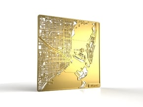 Miami in 18k Gold Plated Brass