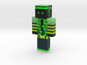 GreenTwist4 | Minecraft toy in Natural Full Color Sandstone