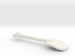 Scale 1/10 expedition shovel in White Natural Versatile Plastic