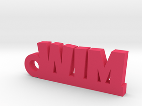 WIM keychain Lucky in Pink Processed Versatile Plastic