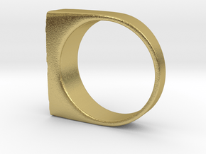 Moonwalk Ring  in Natural Brass: 7 / 54