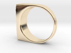 Moonwalk Ring  in 14k Gold Plated Brass: 7 / 54