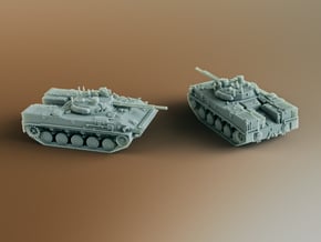 BMD-4 Infantry fighting vehicle (IFV) Scale: 1:200 in Tan Fine Detail Plastic