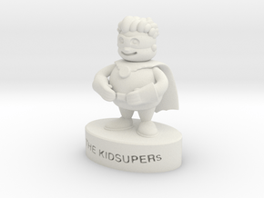 KidSuper Model in White Natural Versatile Plastic