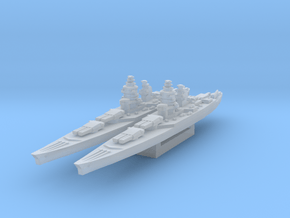 Richelieu class battleship in Tan Fine Detail Plastic