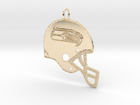 Seattle Seahawks 2.6 inches in 14K Yellow Gold