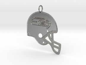Seattle Seahawks 2.6 inches in Natural Silver