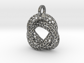 Knot Pendant in Natural Silver