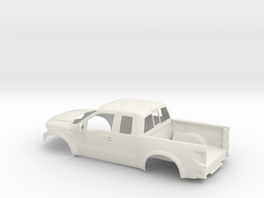 1:14 RC Ford F-150 Raptor Crew cab body in White Natural Versatile Plastic