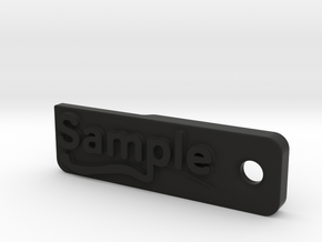 Material Sample - Sample Stand (ALL MATERIALS) in Black Premium Versatile Plastic