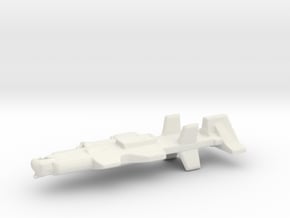 Ancient Warship in White Natural Versatile Plastic