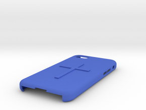 Iphone 8 case Christian cross in Blue Processed Versatile Plastic