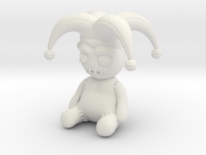 Voodoo Doll ISC in White Natural Versatile Plastic: Small