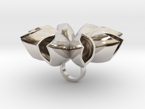Spritlo big - Bjou Designs in Rhodium Plated Brass