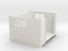 1/24 peterbilt Unibilt Sleeper  cabin in White Natural Versatile Plastic: 1:24