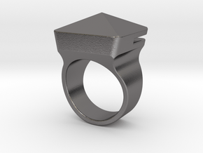 Car Escape Ring [v2] by ishap9.dsn in Polished Nickel Steel