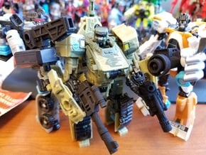 5mm PCC Autobot Weapons in Black Natural Versatile Plastic