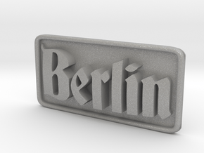 Berlin-DeutschG-Plate in Aluminum