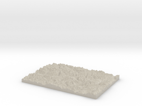 Model of Premia in Natural Sandstone