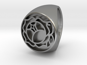 Utena Signet Ring Size 4.5  in Natural Silver