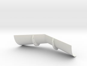 1:14 Snow plow in White Natural Versatile Plastic