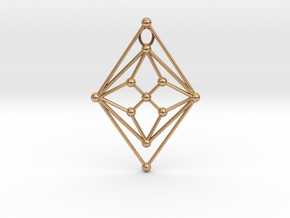 GH Pendant in Polished Bronze