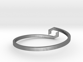 GAIA - Bracelet in Polished Silver: Large