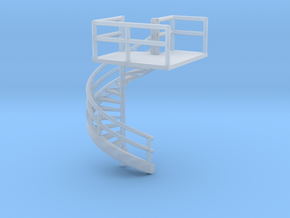 N Gauge Fire Escape DC in Smooth Fine Detail Plastic