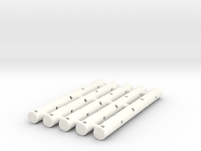 Adapters: Multiple Zebra F to Uni SXR-80 (x5) in White Processed Versatile Plastic