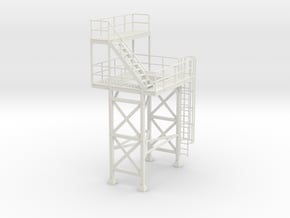 1/50th Cement concrete batch plant tower in White Natural Versatile Plastic