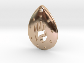 Sensations 1: Touch in 14k Rose Gold Plated Brass
