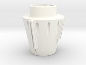 Schwanzstück Torpedo G7e 1:8,5 in White Processed Versatile Plastic