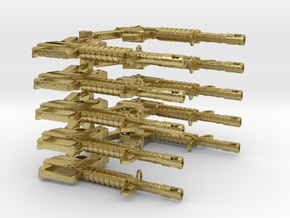 CAR15 SMG SET10 in Natural Brass