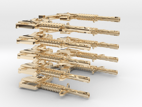 CAR15 SMG SET10 in 14K Yellow Gold