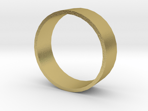 GoldRing in Natural Brass