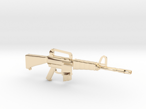 M16A1 v1 in 14K Yellow Gold
