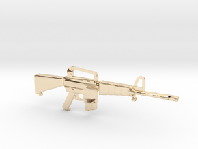 M16A1 v2 in 14K Yellow Gold