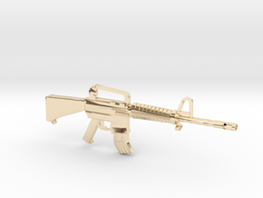 M16A2 in 14K Yellow Gold
